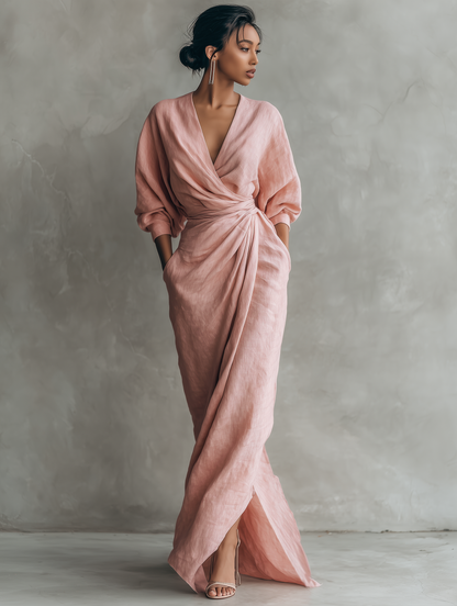 Damaris - Breezy Linen Maxi Dress