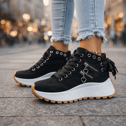 Celestia - Cushioned Platform Sneakers
