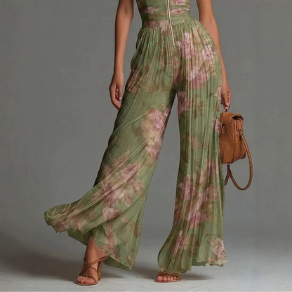Thessaly - Soft-Touch Wide-Leg Jumpsuit