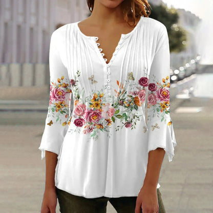 Devika - Floral Print Blouse