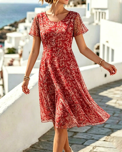 Kynara - Printed Knee Length Dress