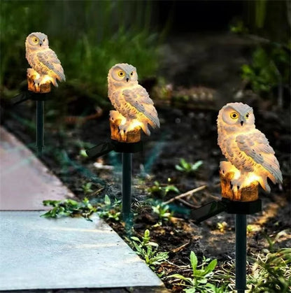 Amora - Owl Decorative Garden Lamp