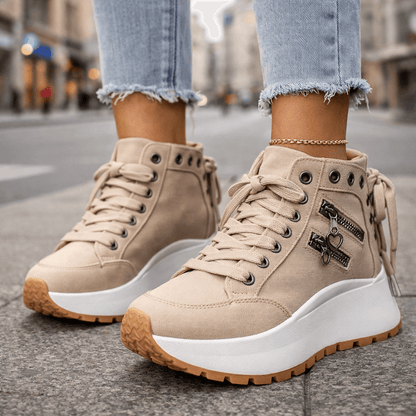 Celestia - Cushioned Platform Sneakers