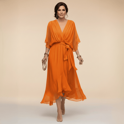 Mirabelle - Airy V-Neck Dress