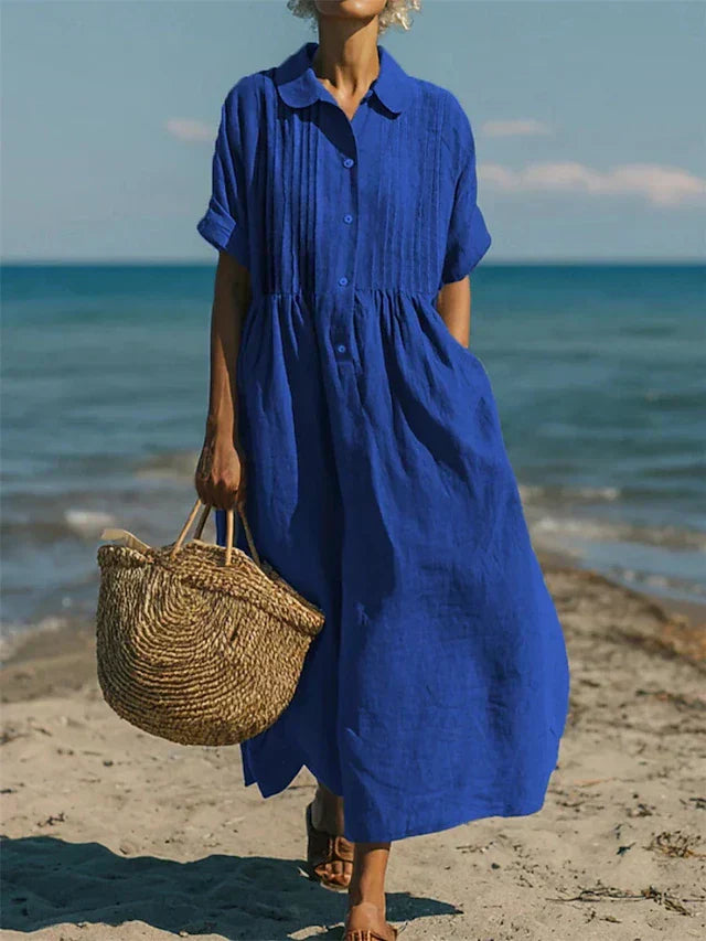 Galilea - Breezy Button-Front Dress