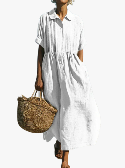 Galilea - Breezy Button-Front Dress
