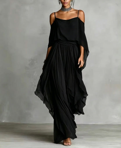 Iridessa - Airy Off-Shoulder Two-Piece Set