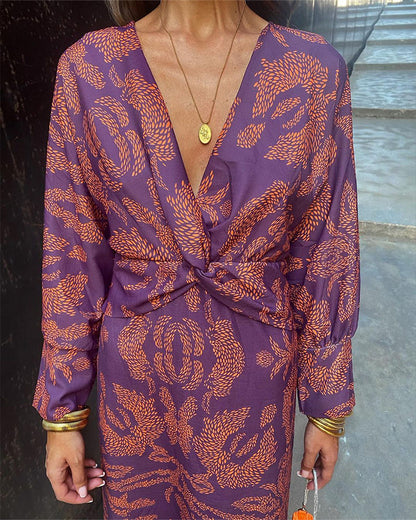 Zoe - Premium Wrap Midi Dress