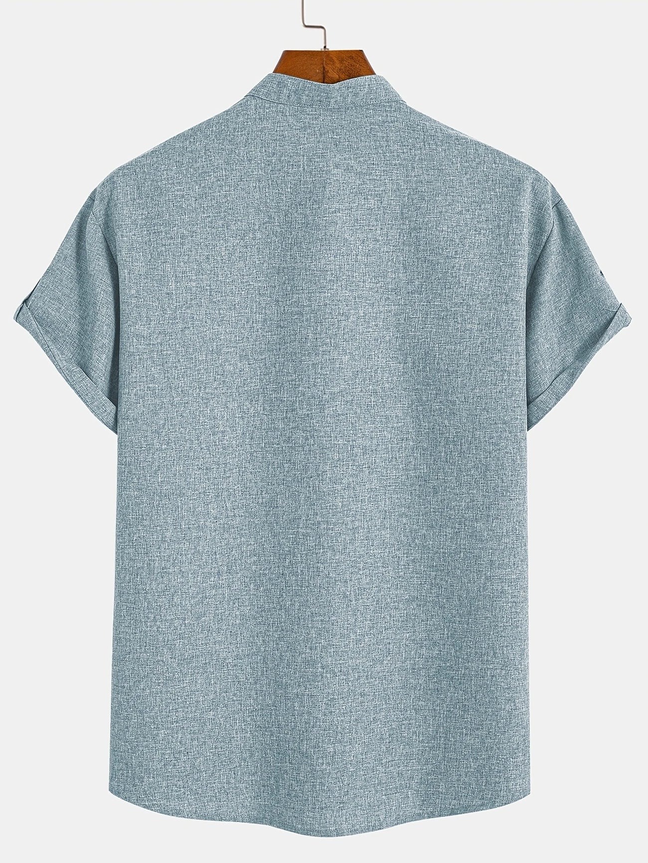Harlan - Textured High-Collar Shirt