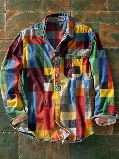 Jorvik - Soft-Touch Patchwork Shirt