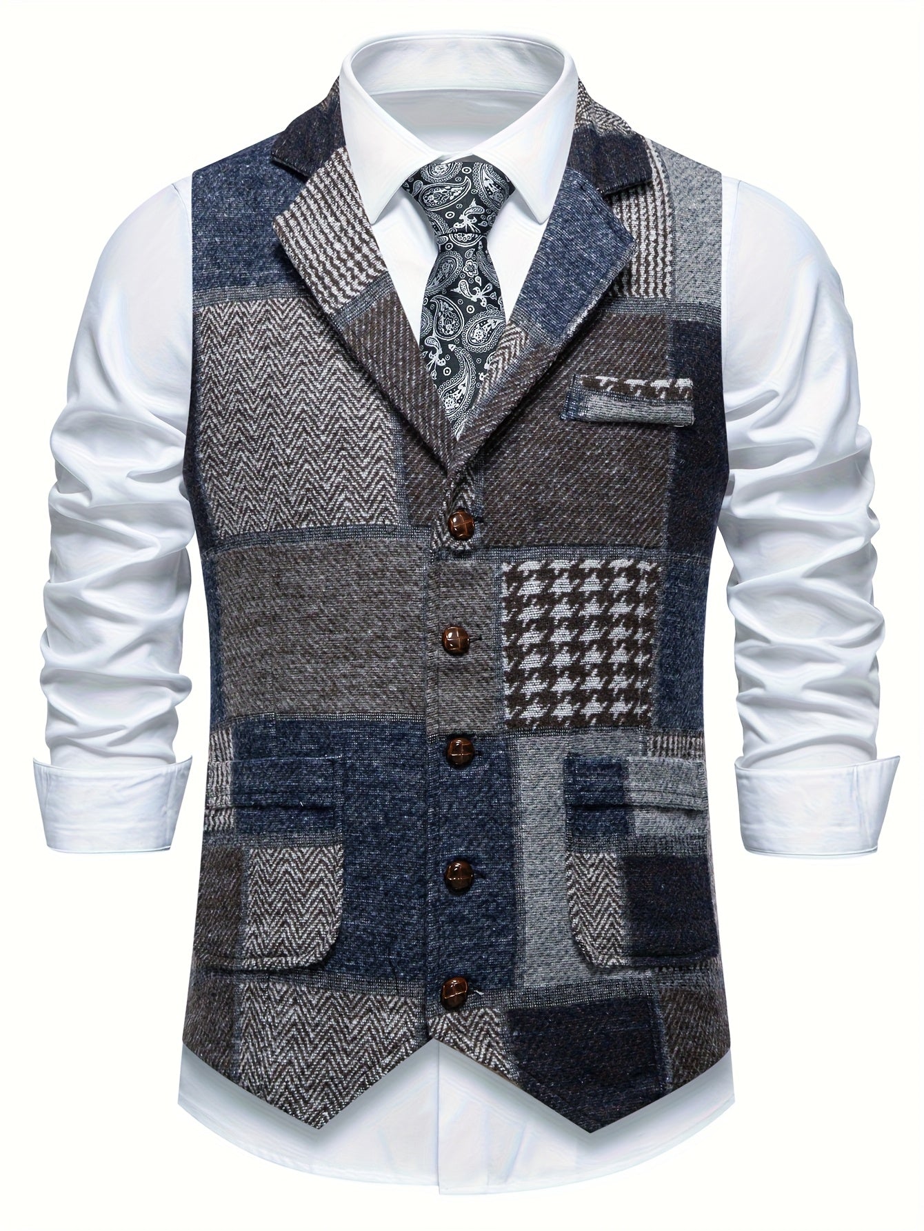 Evren - Tailored Patchwork Gilet