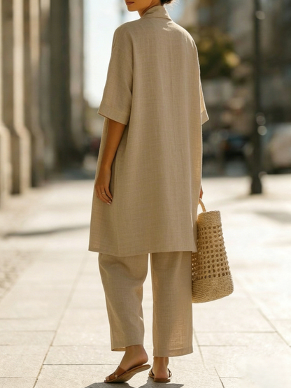 Ulyssia - Breezy Linen Three-Piece Set