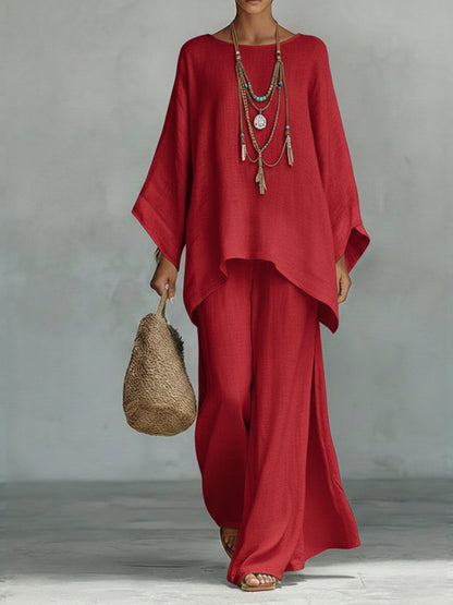 Sanciae - Airy Linen Two-Piece Set